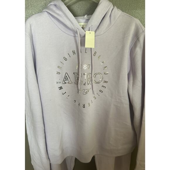 NWT Aeropostale Size XL Hoodie Sweatsuit Set Joggers Lilac Purple - Picture 3 of 7